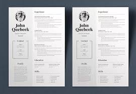 A resume example for bartenders (text version). Best In 2020 35 Professional Resume Cv Design Templates Cool Modern
