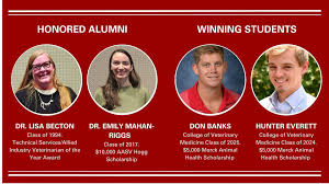 Swine Veterinarians Association Recognizes Excellence of 2 NC State alums,  2 students