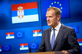 Tusks of the guarded word. Donald Tusk Supports Serbian President Ahead Of Elections Opposition Leader Responds European Western Balkans