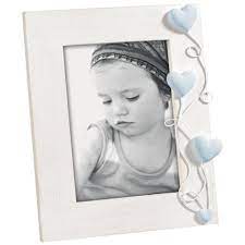 Mascagni One Portafoto In Legno Colore Bianco Decorazioni In Resina Celeste Cm 13x18 Mascagni Eprice