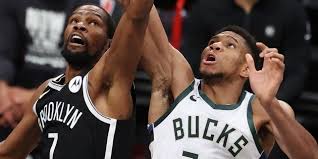 I maintain that some bar owner has a high ranking bucks executive tied up in a store room and he will only let him or her out if they provide a pint glass with all the new logos. Nba Kevin Durant Plays Giannis Antetokounmpo In Nets Vs Bucks Video Archyde