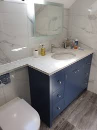 Add style and functionality to your bathroom with a new bathroom vanity. Painted Bathroom Vanity Unit With Solid Oak Soft Close Drawers Bespoke Kitchens Furniture By Mario Panayi