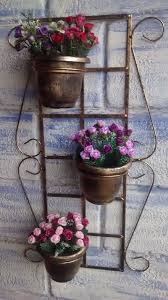 Suporte Trelica Plantas Jardim Vertical Com Vasos Promocao R 75 80 Metal Art Plants Planter Pots