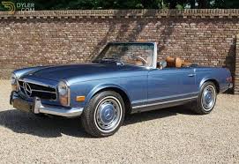 Mercedes Benz 280 Sl Pagoda Cabriolet Roadster 1971 Blue Car For Sale 236964 Mercedes Benz Benz Classic Cars