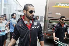 Dhawan, who was born in delhi, plays for the india national cricket team. Batsman Shikhar Dhawan Was Spotted Sporting A New Hairstyle As India Landed For Their Tour Of New Zealand Afp Pho Cricket Teams Shikhar Dhawan Cricket Videos