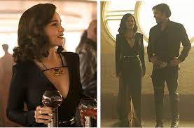 Emilia played qi'ra in 2018's solo: Get Emilia Clarke S Long Black Gown From Solo A Star Wars Story Fashion