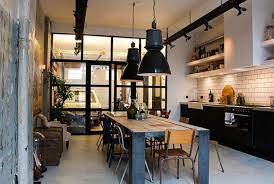 cuisine noire et bois black and wood kitchen soul inside industriel indust cuisine style industriel salle a manger industrielle design industriel cuisine