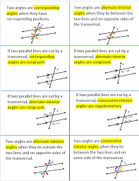Because it tranverses the two parallel lines. 32 Angles And Parallel Lines Worksheet Worksheet Resource Plans