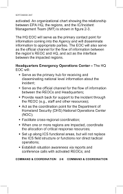 Epa Regional Emergency Operations Centers Reoc Pdf Free