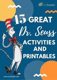 Great Seuss Printables And Activities For Your Classroom