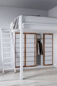 Hochbett mit rutsche als ideales kinderhochbett. Small Space Hochbett Mit Einbauschrank Kleiner Raum Schlafzimmer Zimmer Hochbett Mit Schrank
