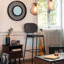 Le site officiel du ministère de l'intérieur : Chaise De Bar Talia Grise En Velours Atmosphera Createur D Interieur Chaise Bar Table Et Chaises Atmosphera