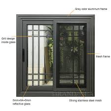 Metal grille with a geometric pattern on an old wooden window. Best External Hurricane Impact Grey Aluminium Frame Sliding Window Grill Design China External Hurricane Impact Grey Aluminium Frame Sliding Window Grill Design Suppliers Cngrandsea Com