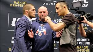 Ufc lightweight khabib nurmagomedov was transported to sunrise hospital & medical center thursday evening due to weight the scheduled interim lightweight championship bout between nurmagomedov and tony ferguson at ufc 209 has been cancelled on the doctor's recommendation. Khabib Vs Ferguson Cancelled Fight Sports