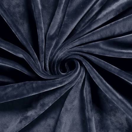 Velvet fabric Unicolour Steel Blue | Wholesale fabrics | Nooteboom Textiles