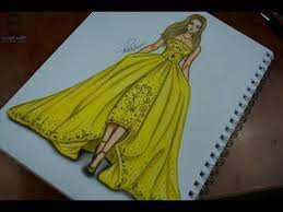 قناة تعليمية مختصة بتعليم الرسم من بداية المطاف وحتى الاحتراف fashion illustration sketches dresses fashion illustration dresses fashion illustration tutorial