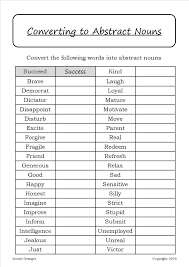 Students Practise Converting Nouns Verbs And Adjectives To Abstract Nouns Answers Included Nouns And Verbs Nouns Verbs Adjectives Abstract Nouns