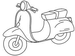 This scooter colouring page really captures the excitement. Pin On Obrazky Sablonky