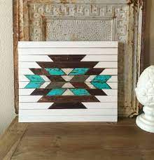 Aztec Wall Art Southwestern Reclaimed Wood By Rescueddesignsaz Wood Wall Art Diy Aztec Wall Art Barnwood Wall Art
