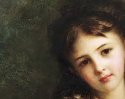 Antoine Auguste Ernest Hebert,portrait of Catherine Du Bouchage,art  Prints,vintage Art,canvas Wall Art,famous Art Prints,v2251