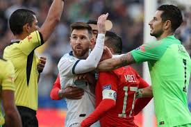 About a thousand hours of football. Watch Lionel Messi S Astonishing Red Card As Argentina Star S Copa America Hits New Low Daily Record