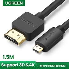 ✓ learn all about hdmi technology functions, read about the meaning of hdmi specifications and programs. Ugreen Micro Hdmi To Hdmi Cable 3d 4k Adapter For Tablet Hdtv Pc Shopee Malaysia