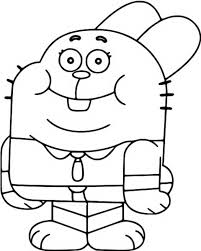 Coloring pages are a fun way for kids of all ages to develop creativity, focus, motor skills and color recognition. Coloring Page The Amazing World Of Gumball Richard Watterson 6