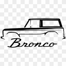 Maybe you would like to learn more about one of these? Broncos Vector Color Ford Bronco Decal Clipart 2627637 Pikpng