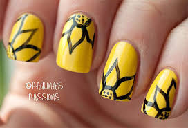Yellow nail polish comparison swatches: Very Easy Yellow Nail Art Designs Ideas 2013 2014 For Beginners Learners 7 Fabulous Nail Art Designs