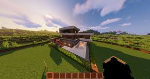 As you search these plans, you will notice that many of them involve some amount of the basement exposed as a result of building on a sloped piece of property. Modern House With Secret Basement House Minecraft Map