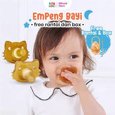 Jual KIDS LAND Empeng Bayi Rantai Dot Empeng Bayi Newborn FREE BOX dan  RANTAI