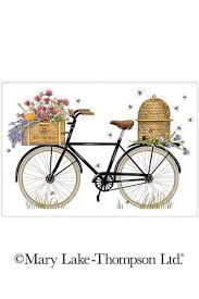 Makes a great hostess gift, gift exchange,package tie, office exchange, casserole wrap or gift. Beehive Bicycle 100 Cotton Flour Sack Dish Tea Towel Mary Lake Thompson 30 X 30 Bicycle Bicycle Art Wicker Bicycle Basket