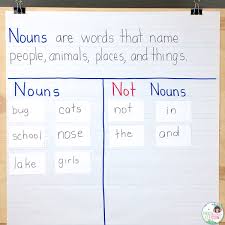 Identify the nouns, verbs and adjectives. Frogs Fairies And Lesson Plans 5 Noun Lessons You Need To Teach In 1st Grade Part 1