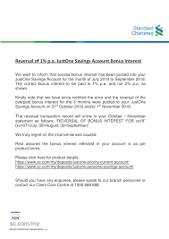 Standard chartered bank malaysia berhad is a wholly owned subsidiary of the standard chartered group incorporated in 1984. Scb Justone Current Savings Account