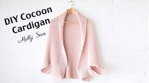 Get the free shorts knitting pattern; Diy Cocoon Cardigan Make A Blanket Sweater Youtube