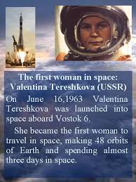 On june 16, 1963, during the height of the cold war, valentina tereshkova became the first woman to fly in space. The First Person In Space Yuri Gagarin Ussr