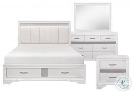 Get a new look for your bedroom with one of coleman furniture's bedroom sets from high quality brands. Luster White And Silver Glitter Platform Bedroom Set From Homelegance Coleman Furniture