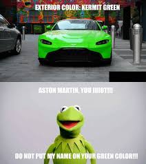 Image result for Kermit Green 2019 Aston Martin