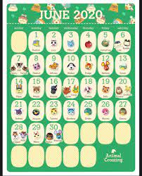 Pin By Marshall Choi On Ac 2020 Calendar Starting In March Animal Crossing Villagers Animal Crossing Characters New Animal Crossing