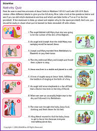 Challenge them to a trivia party! Nativity Quiz Jesus Birth Christmas Kids Korner Biblewise