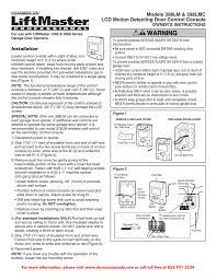 • please read this manual and the. Liftmaster 398lm 398lmc Installation Manual Owner S Instructions Manualzz
