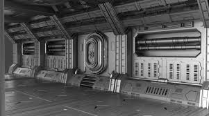 Sci Fi Corridor Concept 3d Model By Metonymic On Deviantart Sci Fi Background Sci Fi City Sci Fi Environment