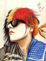 Gerard Way Wow This Is Amazing It Really Is But They Forgot The White Hair Yeah That S The Only Flaw Gerard Way My Chemical Romance Gerard Way Art