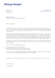 Your business analyst cover letter is a business letter. Marketing Business Analyst Cover Letter Example Kickresume