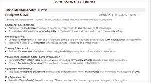 Regardless of what job you're applying to, the amount of experience you may have, or the education you might've received, having a clean and professional resume is one of the most important aspects of obtaining a career in almost any industry. Firefighter Resume The 2021 Guide With 15 Samples Examples