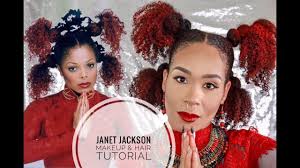 These 90s hairstyles for women are designed to help you improve your image. Janet Jackson Makeup Natural Hairstyle Tutorial Together Again 90 S Party Tia Kirby Youtube