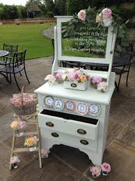 Vintage Dressing Table For Cards Order Of The Day On The Mirror Positioned Outside T Vintage Dressing Tables Wedding Venue Decorations Wedding Styles Themes