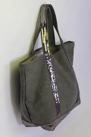 Vanessa bruno was destined for a career in fashion. Sac Cabas Toile De Coton Gris Pailettes Gris Fume Style Vanessa Bruno Accessoires Femme Par Cameliaforever