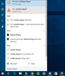 Vlc media player supports virtually all video and audio formats, including subtitles, rare file formats and streaming protocols. Windows 10 Tip Find Windows Media Player And Set It As Default