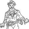 The outer, heavy outline makes it perfect to use as a coloring page. 1